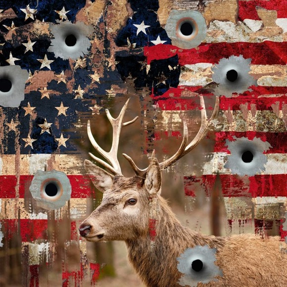 Deer Hunting 20oz Tumbler With Metal Straw - Picture 3 of 3